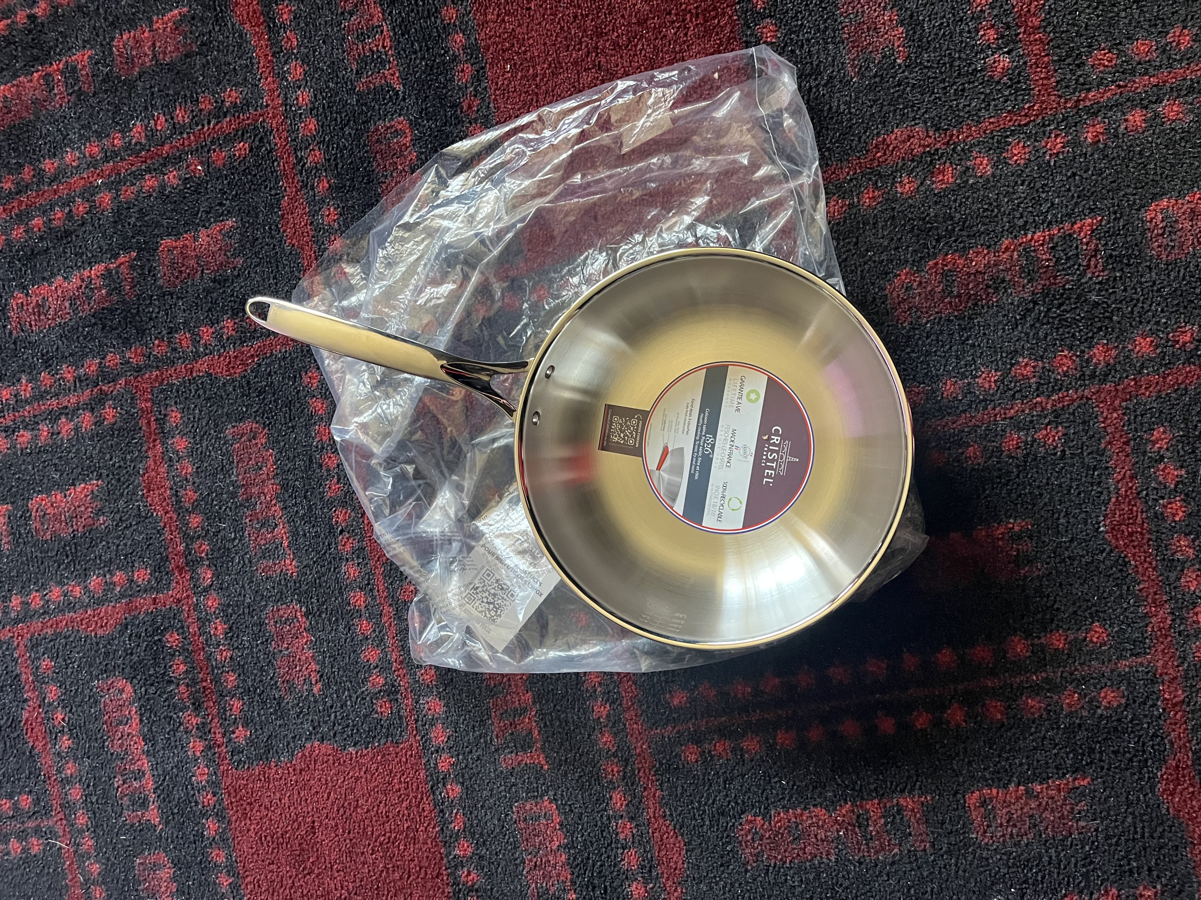 Cristel Stainless Steel Frying Pan